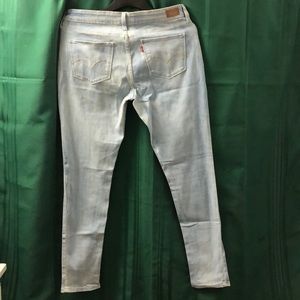 Women washed jeans